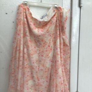 Dress Barn floral skirt size XL